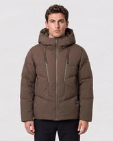High-Loft Puffy Heated Jacket with Hood