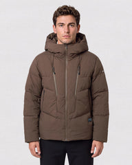 High-Loft Puffy Heated Jacket with Hood