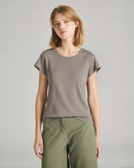 WOMEN'S SLIM FIT CAP SLEEVE TEE