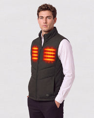V-Quilted Smart Heated Vest