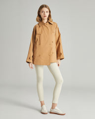 MATTE RAIN TECH TRENCH JACKET