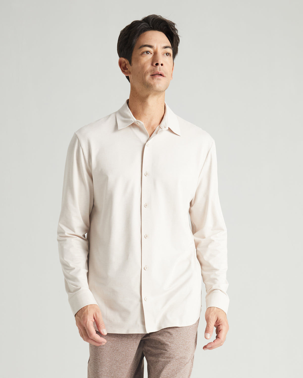 MELANGE DRESS SHIRT