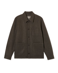TAILORED WOOLIKE SHIRT JACKET