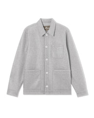 TAILORED WOOLIKE SHIRT JACKET