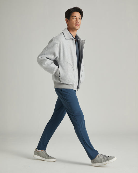 WOOLIKE TAILORED BOMBER JACKET