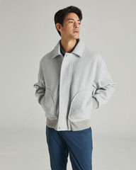WOOLIKE TAILORED BOMBER JACKET