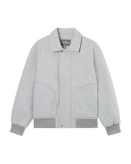 WOOLIKE TAILORED BOMBER JACKET