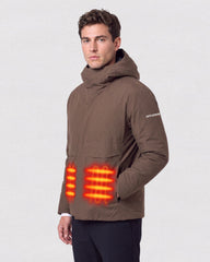 Hooded Waterproof Heated Jacket