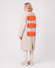 Unisex Long Heated Puffer Coat