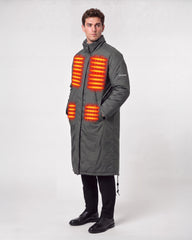 Unisex Long Heated Puffer Coat