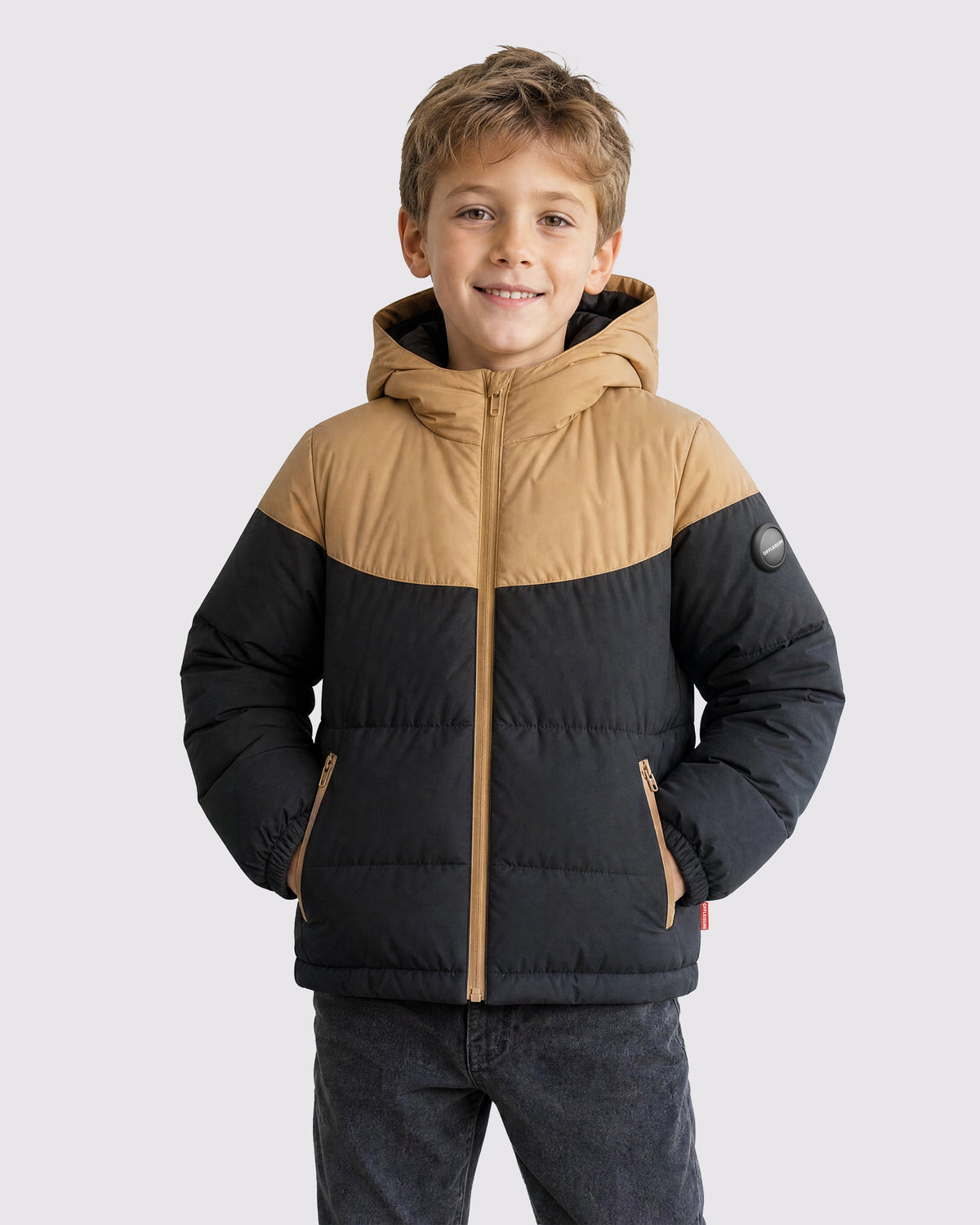 Puffer Jacket with AirTag Tracker