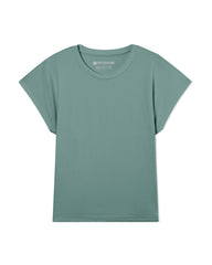 WOMEN'S SLIM FIT CAP SLEEVE TEE