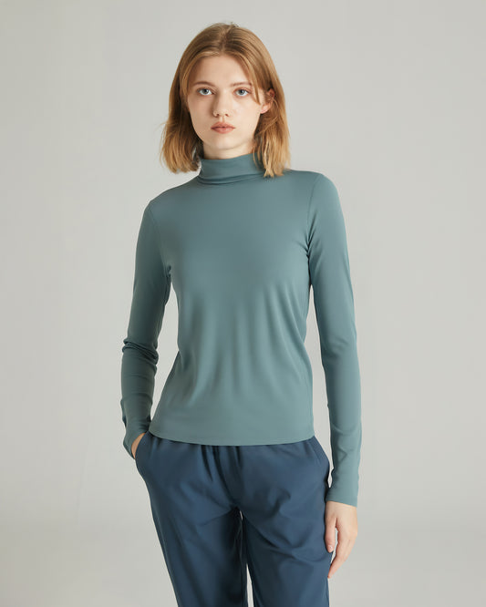 SLIM FIT HIGH NECK TOP
