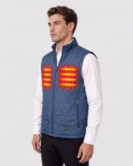 Diamond-Quilted Smart Heated Vest