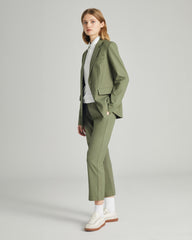 STRETCH TWILL CROP PANT