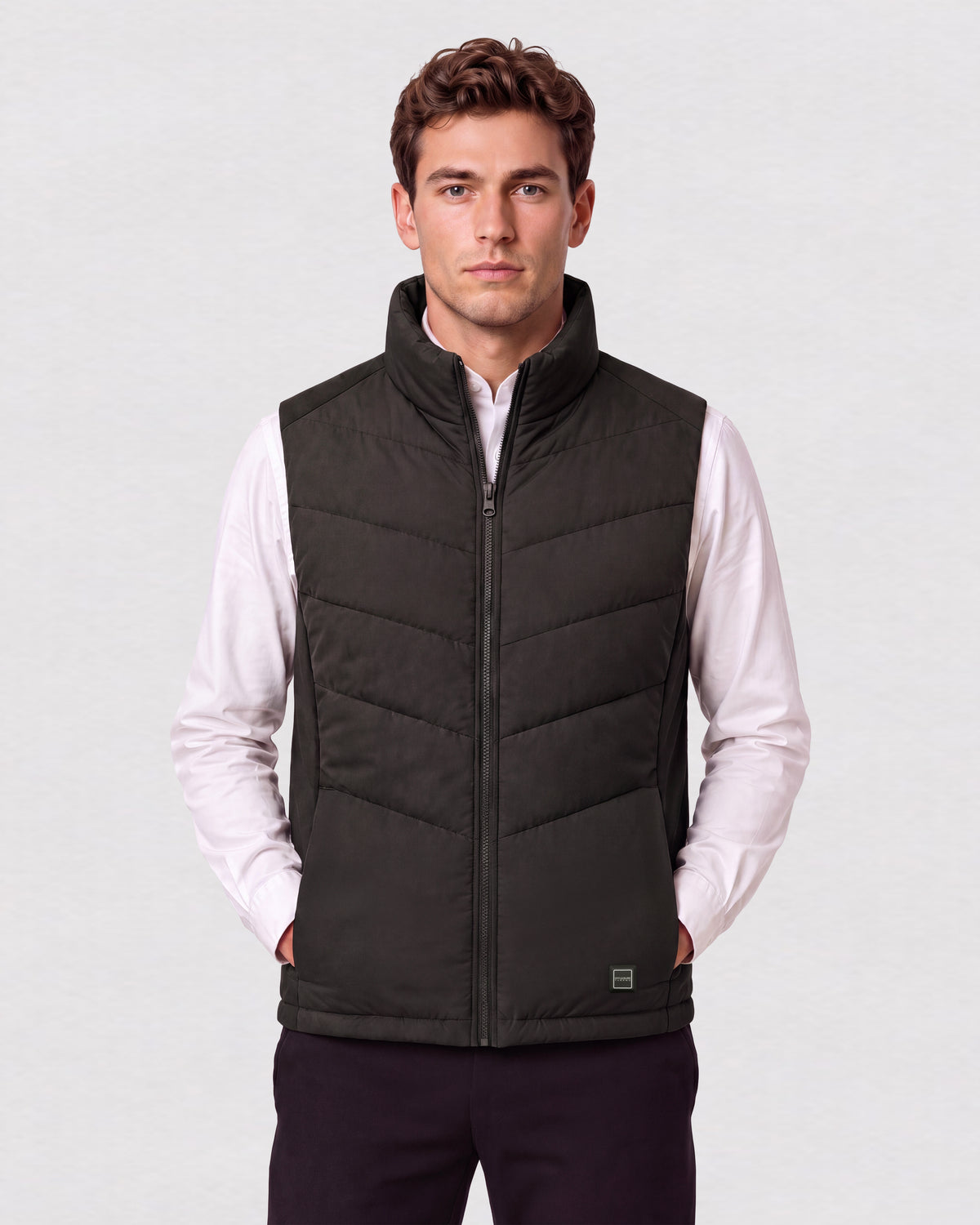 V-Quilted Smart Heated Vest